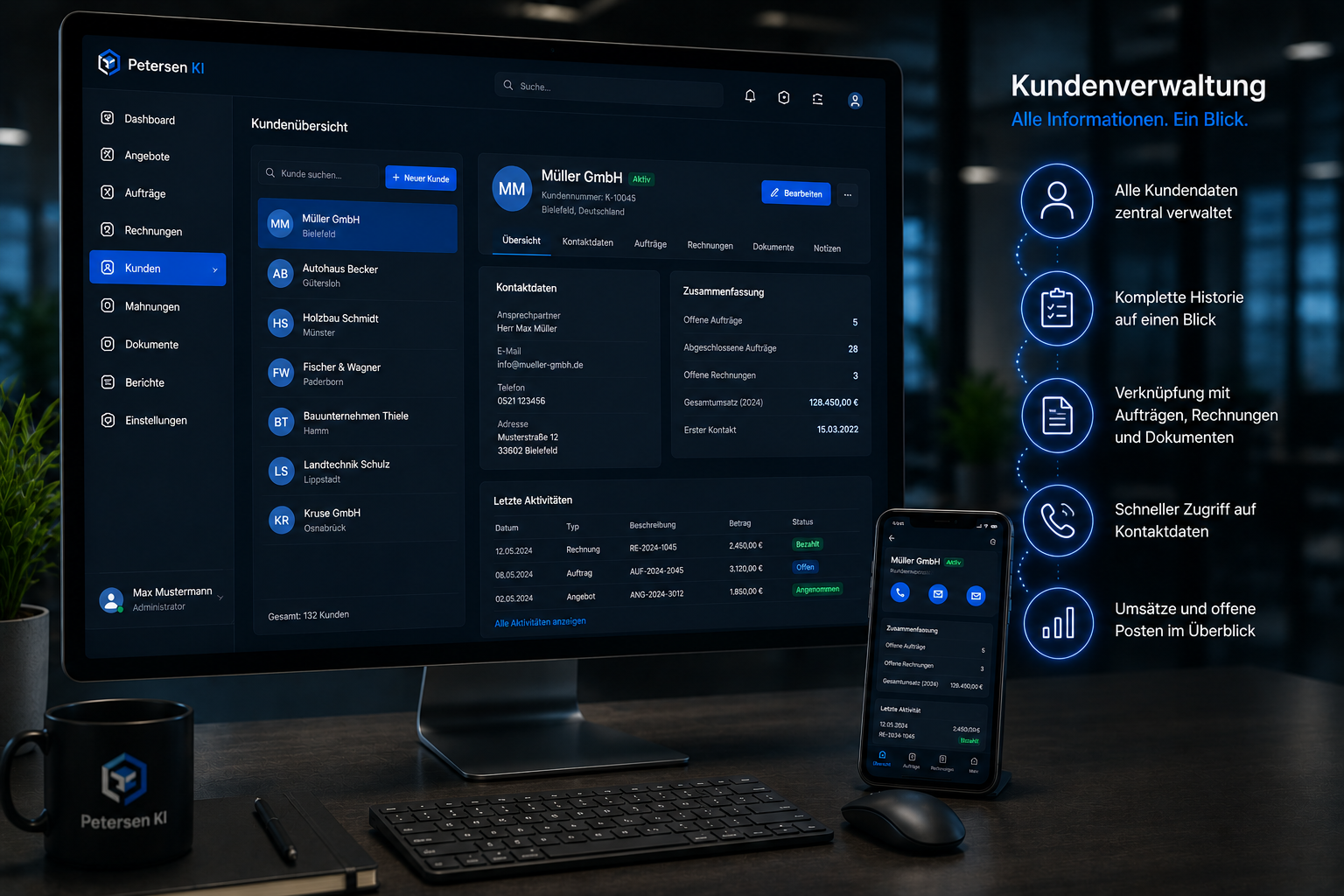 Kundenverwaltung Übersicht