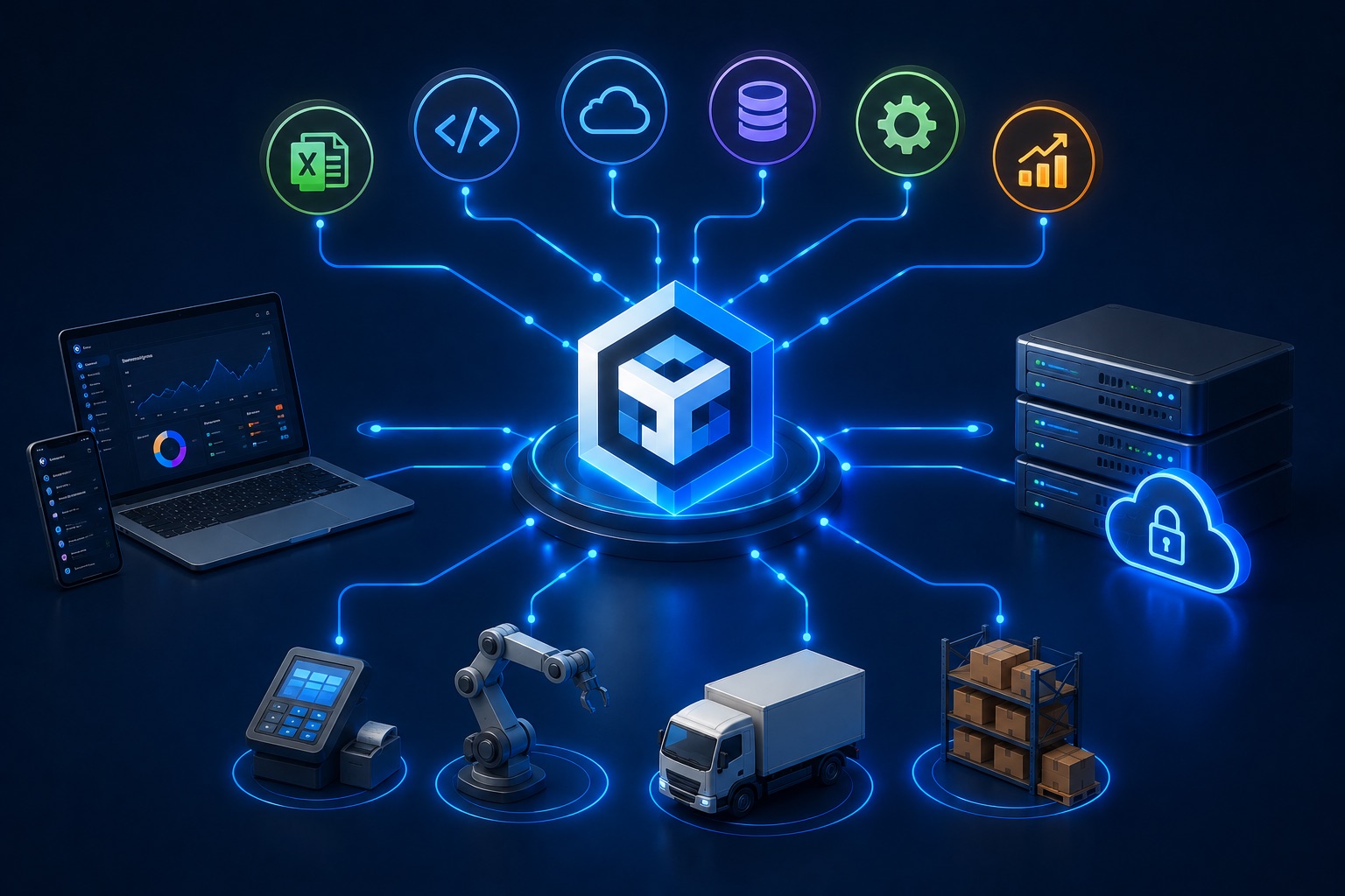Vernetzte System-Vorteile: Alle Module arbeiten zusammen